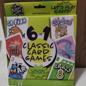 6 in 1 Card Games